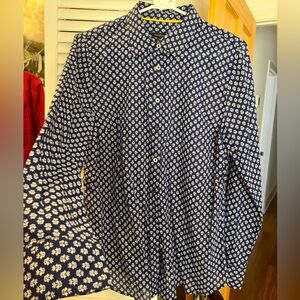 Talbots Cotton Button Blouse